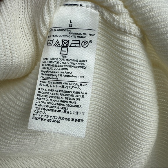 Banana Republic Factory Boat-Neck Cotton Modal Sweater Knitwear Medium - Picture 7 of 8